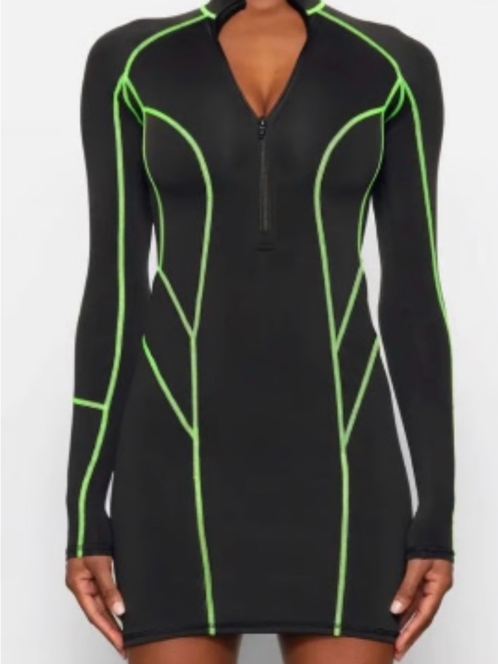 SKIMS Moto Contour Mock Neck Dress